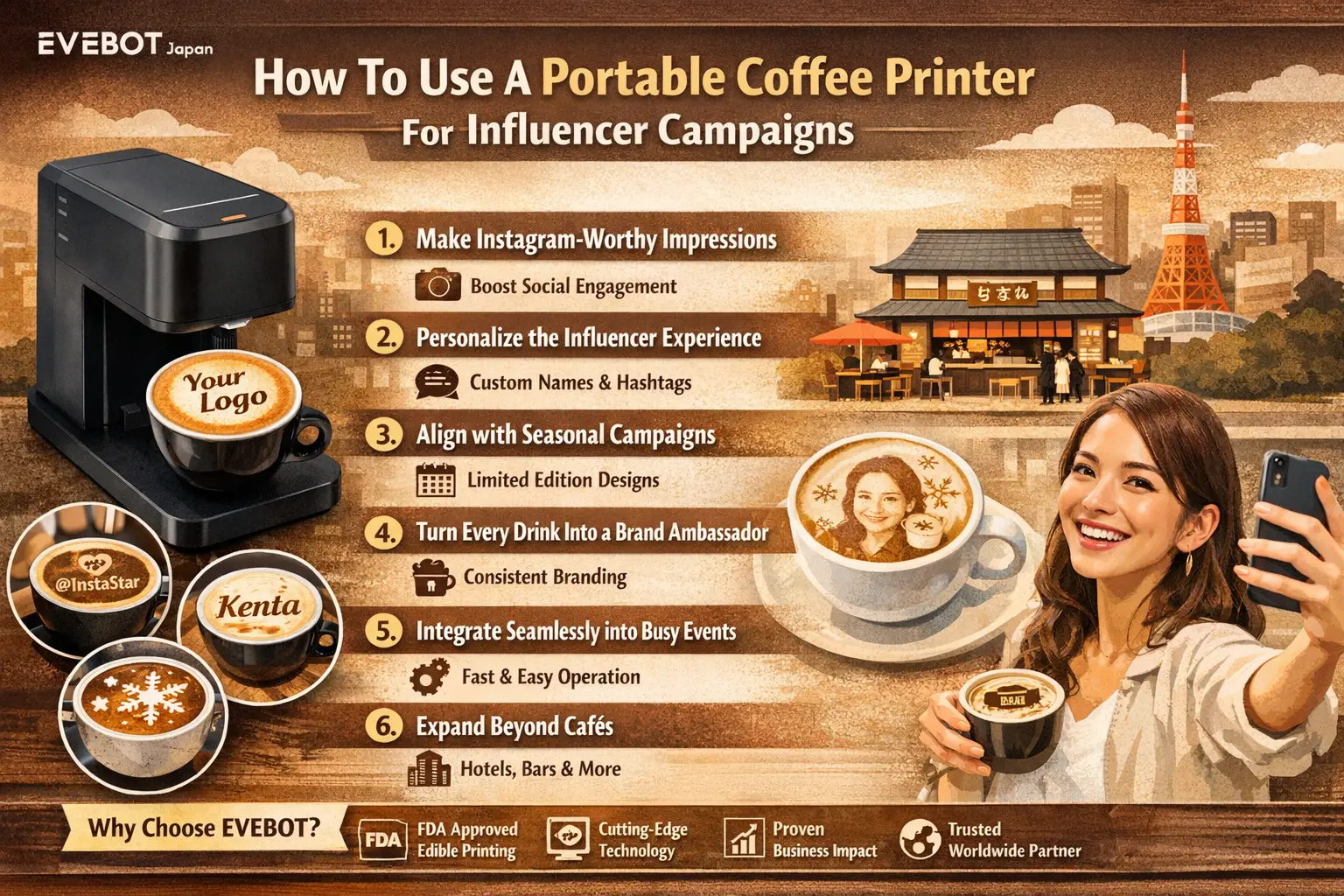 You are currently viewing How To Use A Portable Coffee Printer For Influencer Campaigns