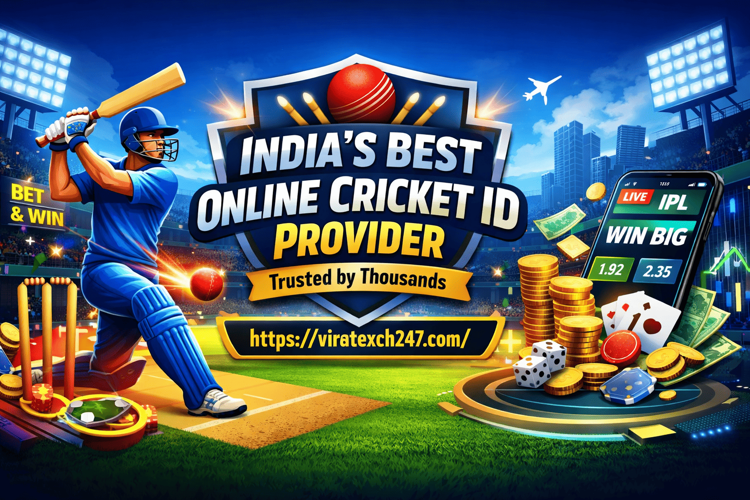 You are currently viewing India’s Best Online Cricket ID Provider | Trusted by Thousands