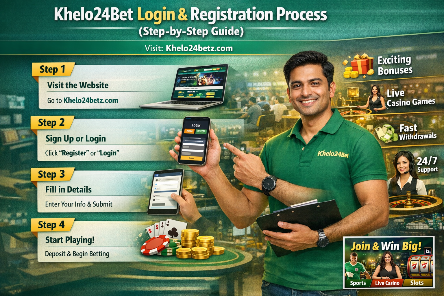 You are currently viewing Khelo24 Bet Login & Registration Process (Step-by-Step Guide)
