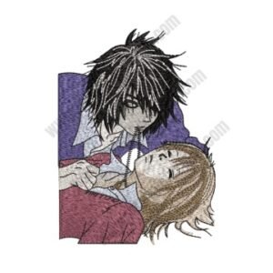 Read more about the article Cute Anime Couple Love Embroidery Design for Machine Stitching