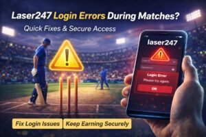 Read more about the article Laser247 Login Errors During Matches? Fix & Keep Earning