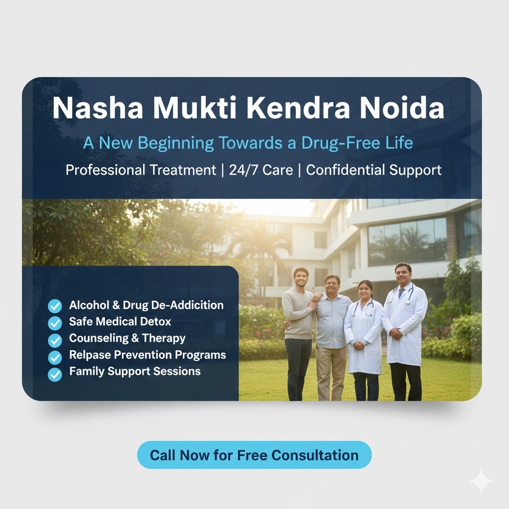 You are currently viewing Nasha Mukti Kendra Noida – A Trusted Path Towards a Drug-Free Life