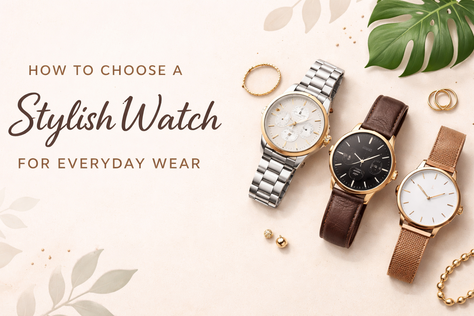 You are currently viewing How to Choose a Stylish Watch for Everyday Wear