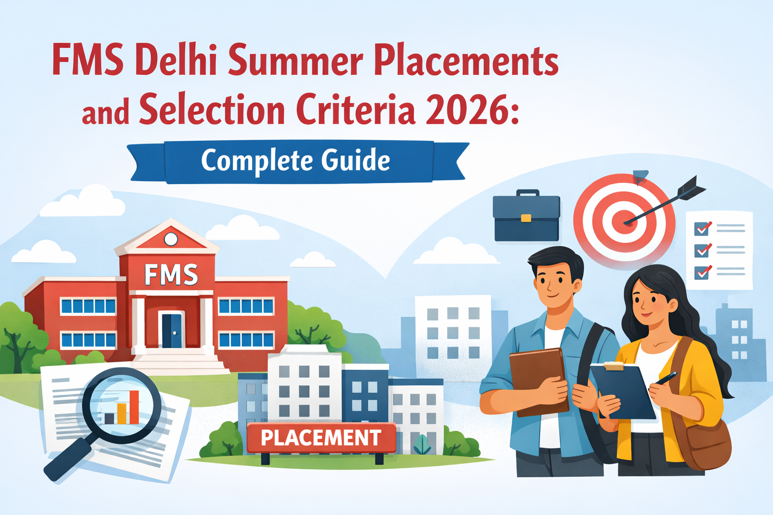 You are currently viewing FMS Delhi Summer Placements and Selection Criteria 2026: Complete Guide