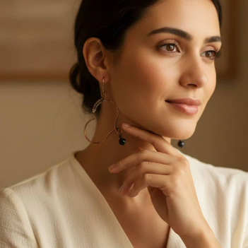 You are currently viewing Elegant Handcrafted Hoop Earrings – Artisan-Made with Love