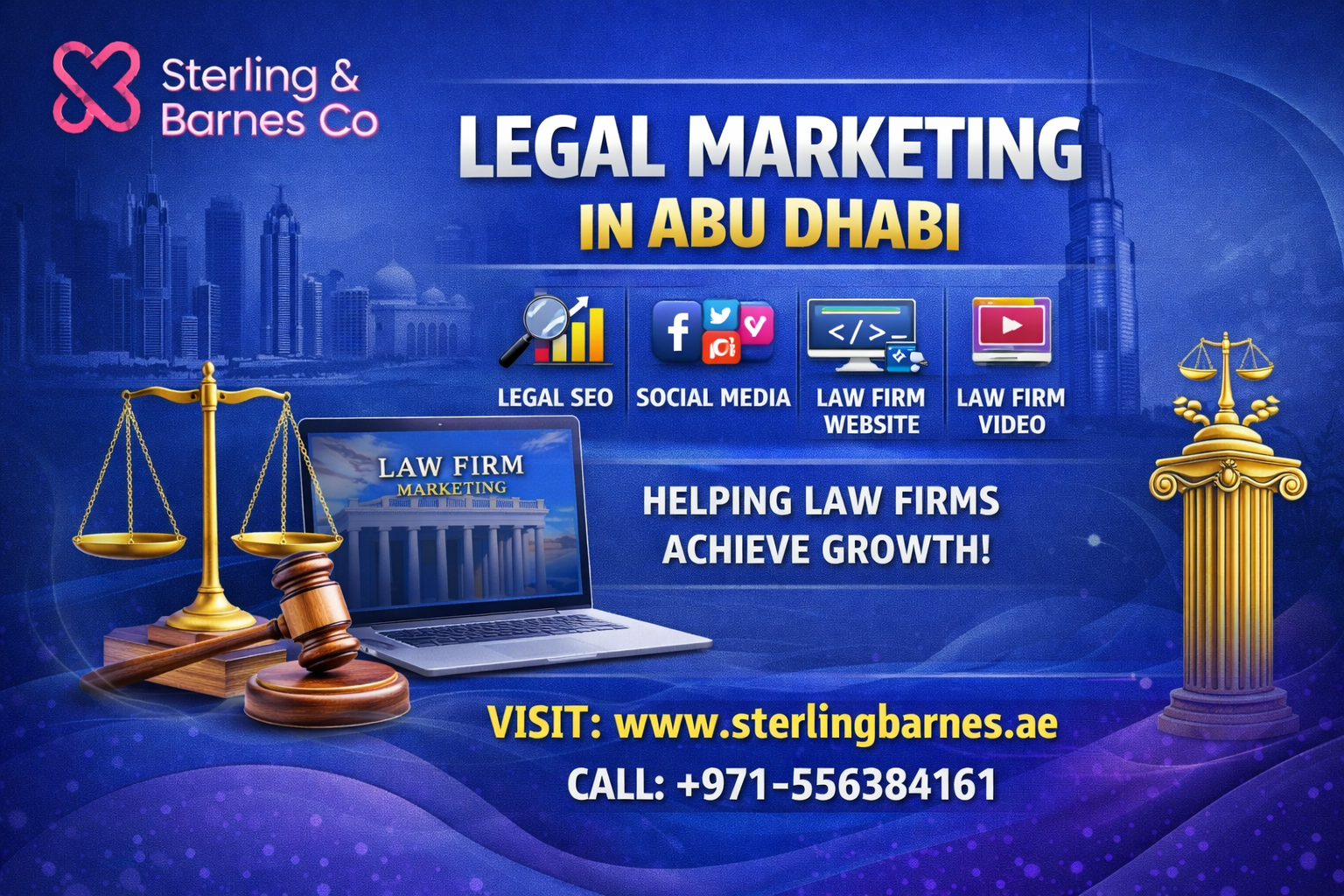 You are currently viewing Legal Marketing in Abu Dhabi – Strategic Growth Solutions for Modern Law Firms
