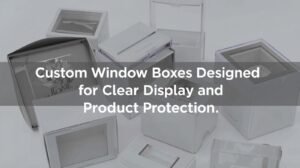 Read more about the article Custom Window Boxes Designed for Clear Display and Product Protection