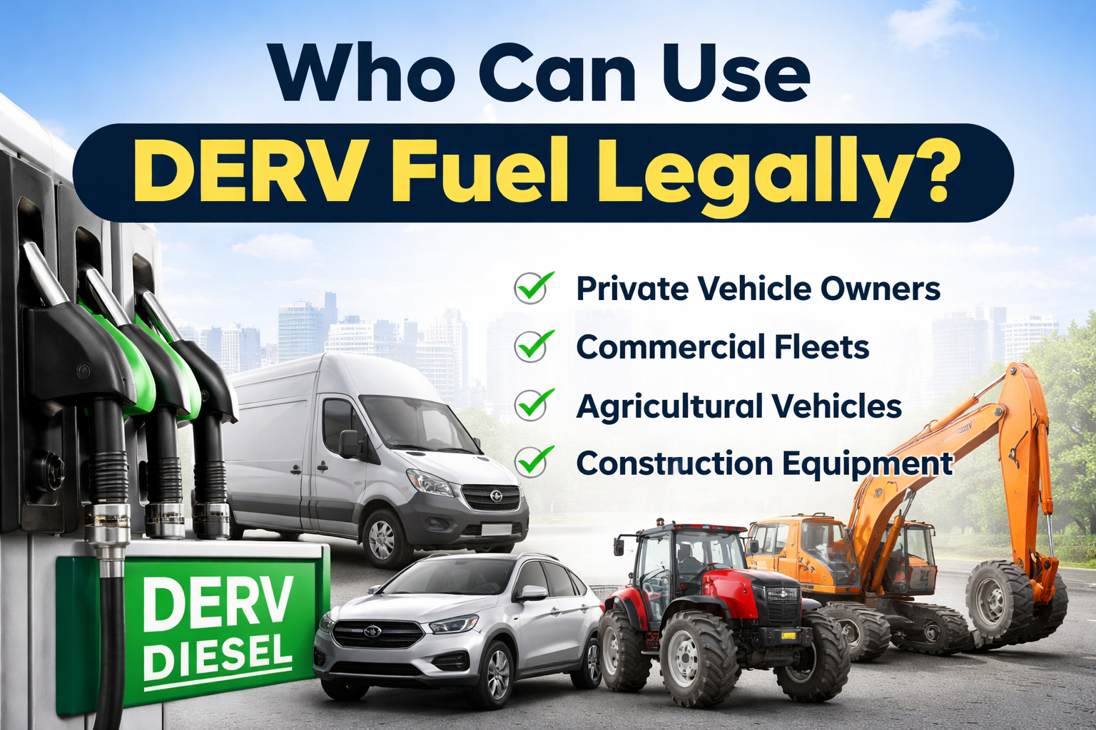 You are currently viewing Who Can Use DERV Fuel Legally?