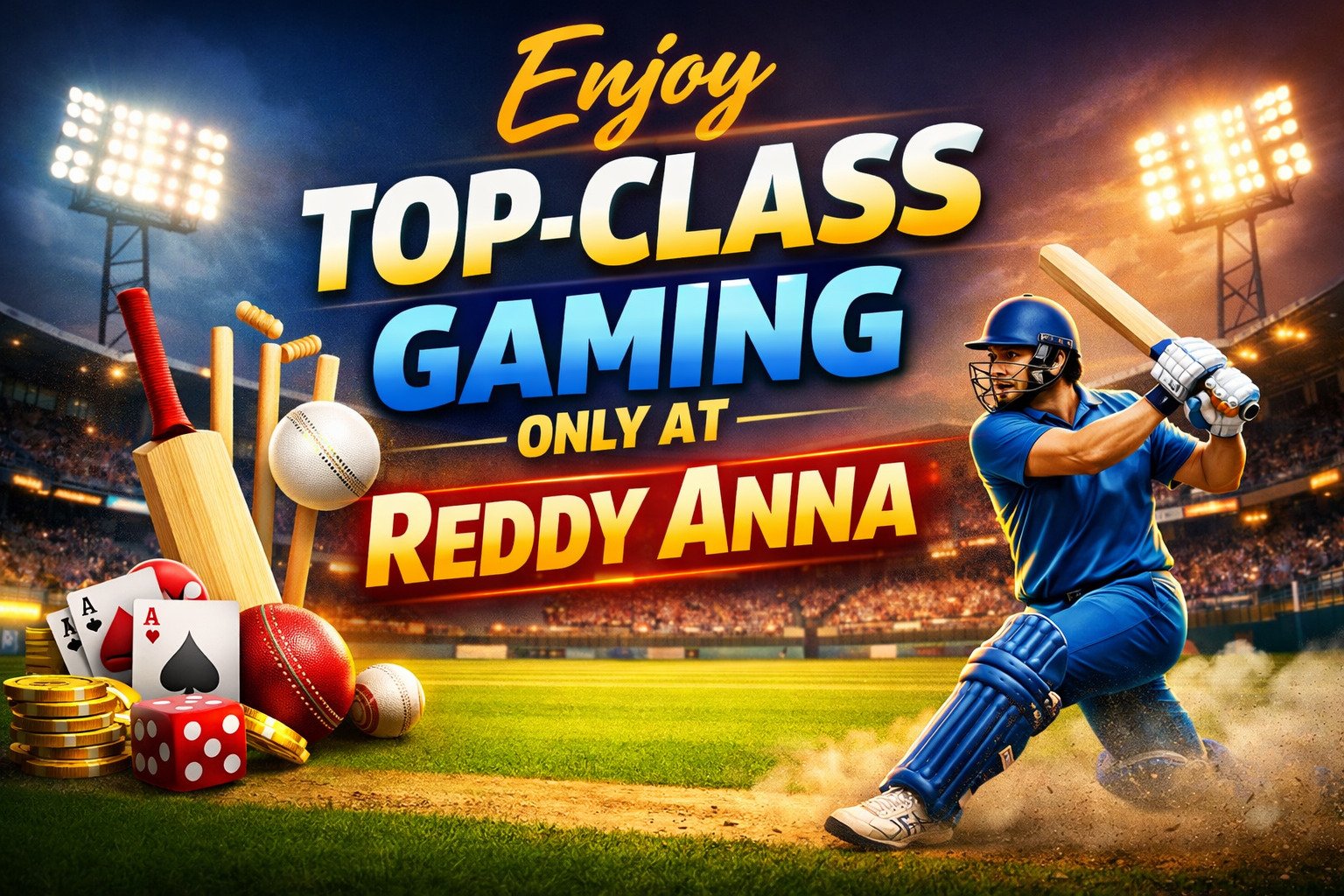 You are currently viewing Enjoy Top-Class Gaming Only at Reddy Anna