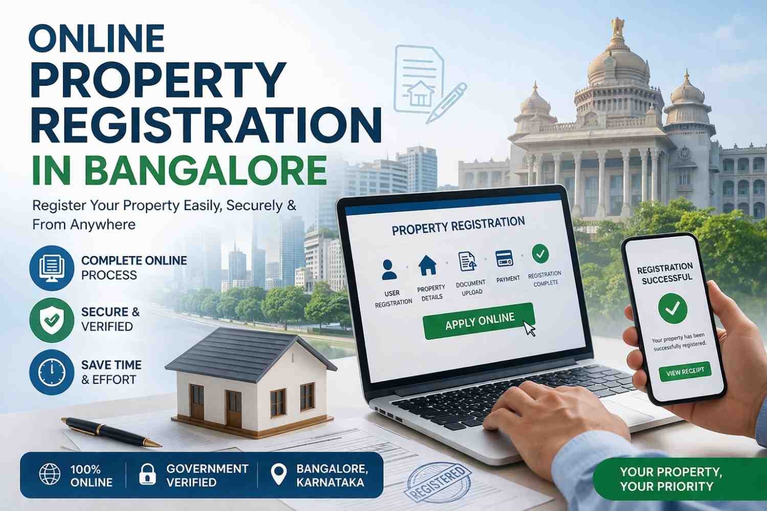 You are currently viewing Top Reasons to Choose Best Online Property Registration in Bangalore
