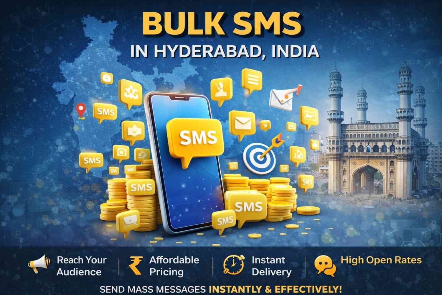 You are currently viewing How to Start Bulk SMS Business in Hyderabad India Easily
